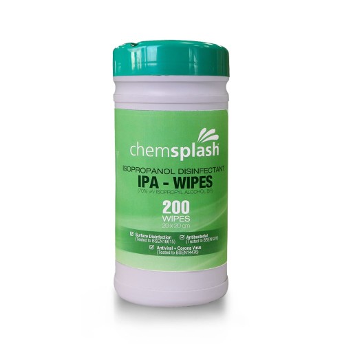 Chemsplash 70 IPA Disinfectant Wipes WorkWear Experts